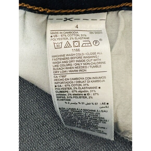Old Navy Pop Icon Women's Size 4 w28 Blue Denim Mid-Rise Skinny Leg Jeans - Picture 7 of 8
